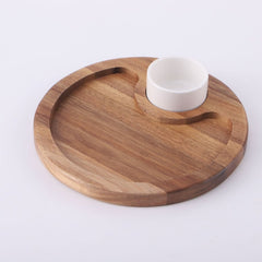 Household Kitchen Daily Use Wooden Dish Plate