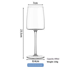 Crystal Glass Champagne Juice And Red Wine Glasses