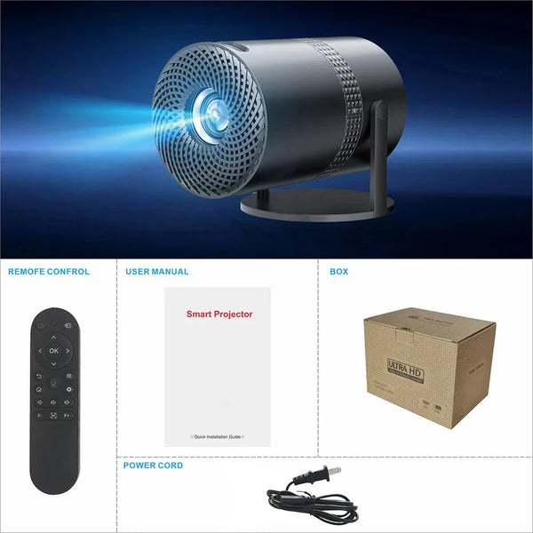 Salange P300 Mini Portable Projector 720P HD Android