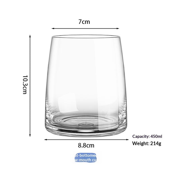 Crystal Glass Champagne Juice And Red Wine Glasses