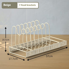 Household Kitchen Countertop Multi-functional Punch-Free Sitting Cookware Storage Rack