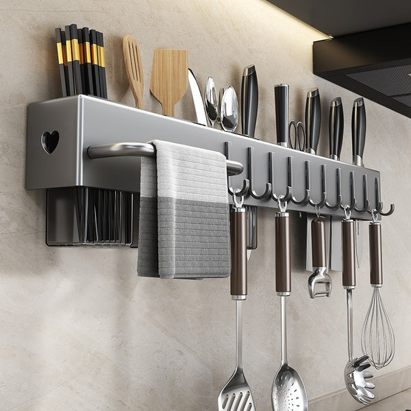 Punch-free Kitchen Shelf Home Wall-mounted
