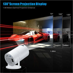 Salange P300 Mini Portable Projector 720P HD Android
