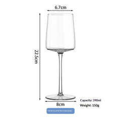 Crystal Glass Champagne Juice And Red Wine Glasses