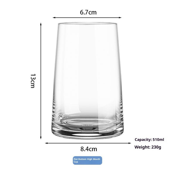 Crystal Glass Champagne Juice And Red Wine Glasses