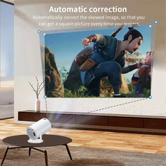 Salange P300 Mini Portable Projector 720P HD Android